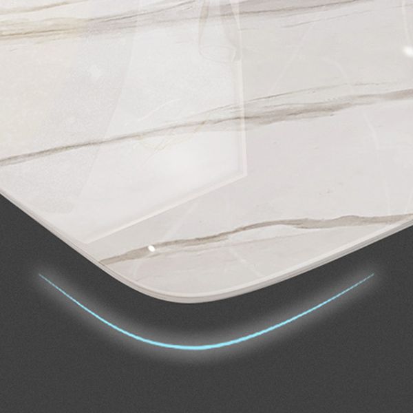 Glam Sintered Stone Dining Set Rectangle 1/4/5/6/7 Pieces Dining Set for Dining Areas