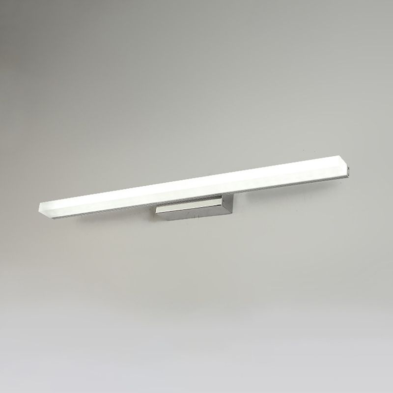 Acrylic Linear Wall Sconce Lighting Simplicity Style LED Wall Light Fixture in White