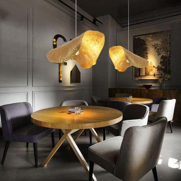 Metal Shaded Pendant Light Kit Contemporary Gold Hanging Light Fixture for Restaurant