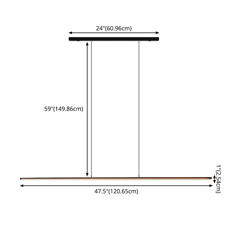 Contemporary Kitchen Pendant Lights Linear Island Lighting Island Ceiling Light