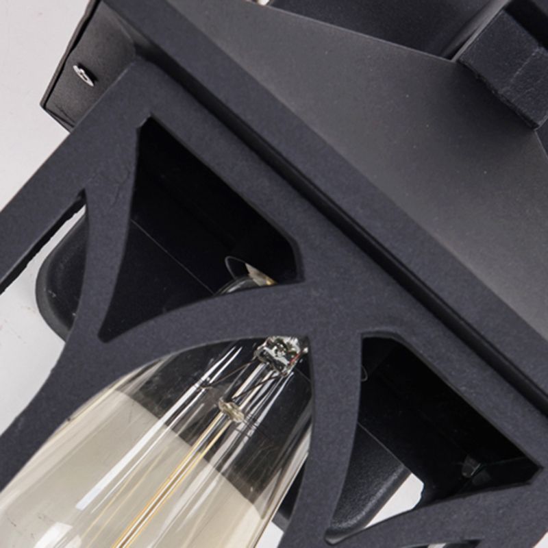 Aluminum Alloy Wall Lamp Sconce Industrial Outdoor Squared Sconce Light Fixture