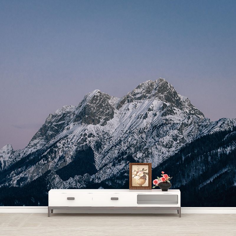 Vivid Resistant Mural Wallpaper Mountain Landscapes Pattern for Home Decor