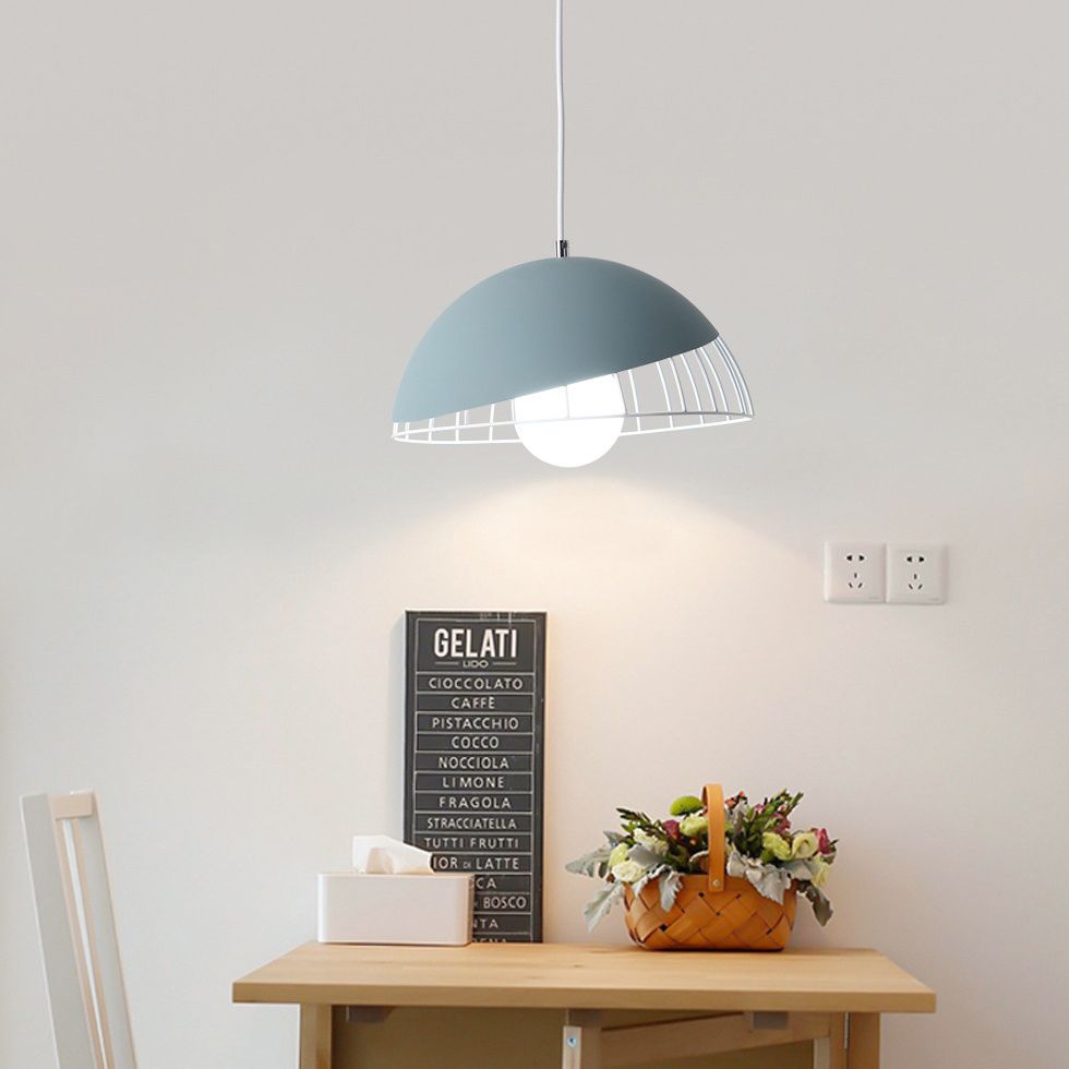 Metal Dome Ceiling Pendant Light Simplicity Style Pendant Light Kit for Dinning Room