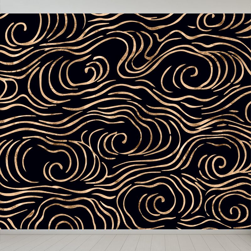 Cloud Pattern Mural Wallpaper for Dining Room, Pastel Color, Custom Size Available