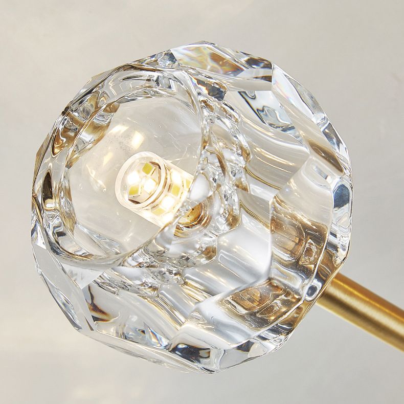 Sputnik Flush Mount Ceiling Light Modern Crystal Ceiling Mount Chandelier