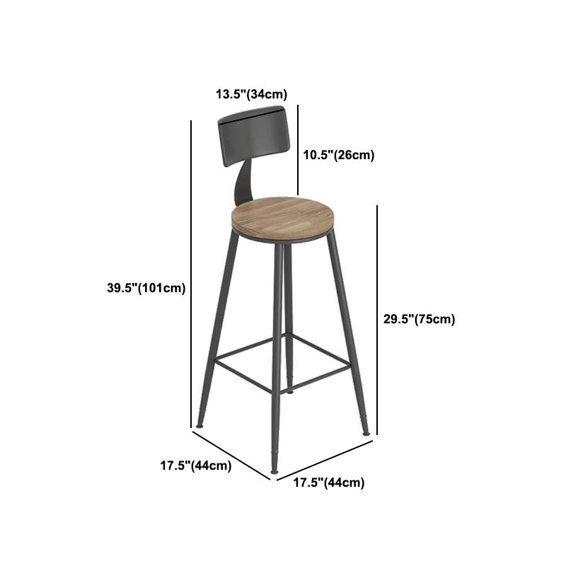 Modern Solid Wood Bar Table Set Rectangular 1/5 Pieces Counter Table with High Stools