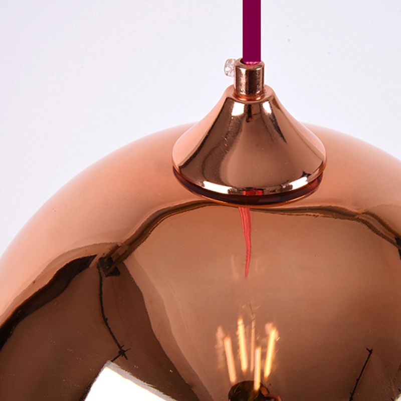 8 "/10"/12 "W Globe Anhänger Beleuchtung Nordisches Glas 1 Leichtes Splitter/Gold/Roségold Hanges Licht