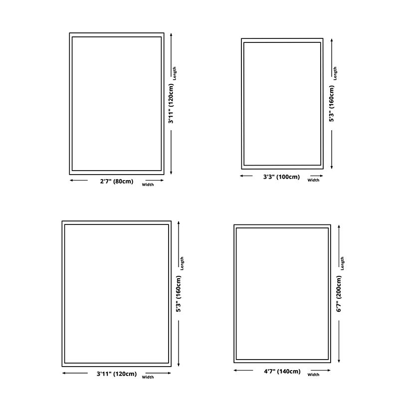 European Indoor Rug Classical Medallion Pattern Polyester Carpet Anti-Slip Area Rug for Home Decor