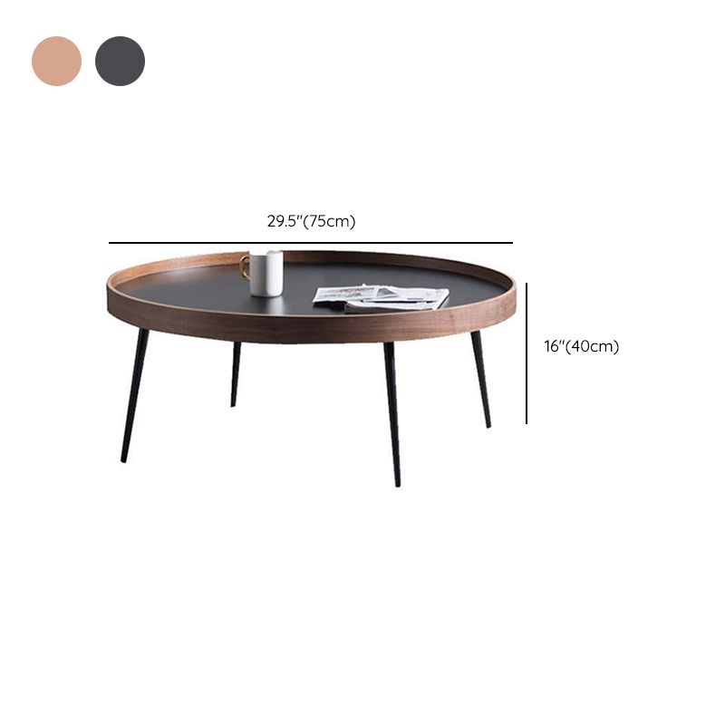 Contemporary Coffee Table 4 Legs Round Coffee Cocktail Table