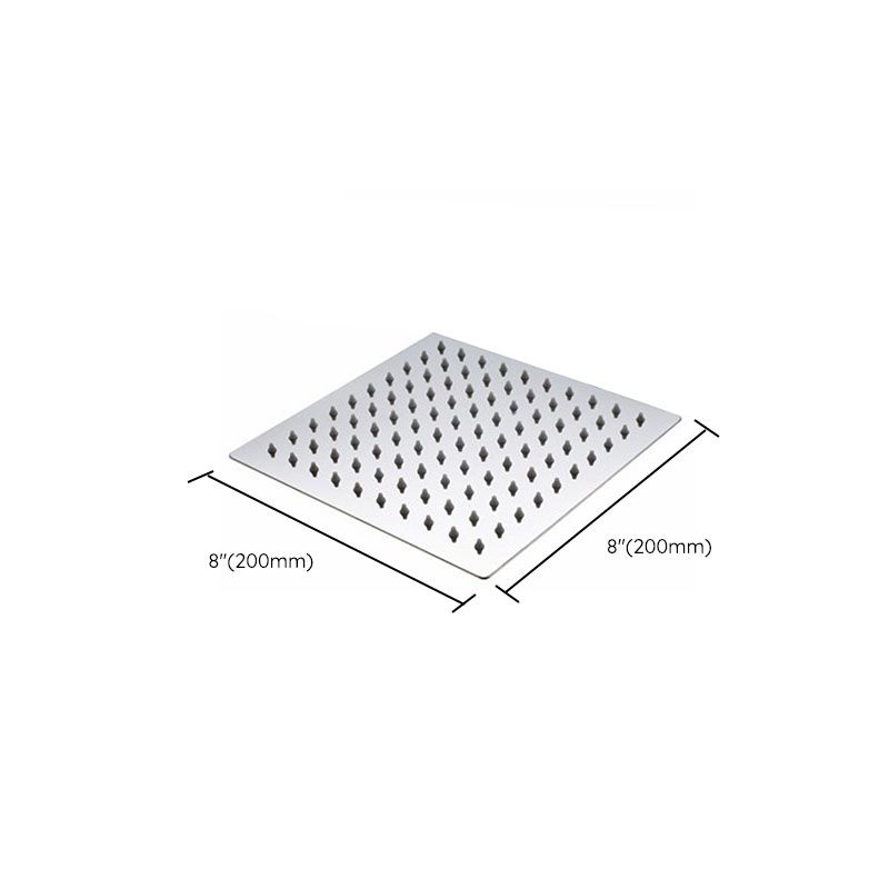 Swivel Rain Shower Head Wall-Mount Full Copper Pressurized Shower