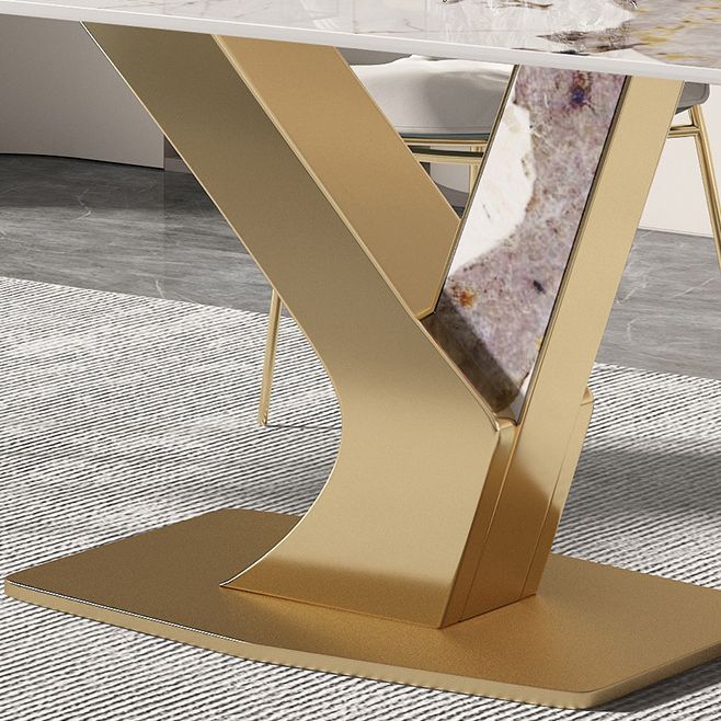 Designer Style 1/4/5/7/9 Pieces Rectangle Dining Set Sintered Stone Top Dinette Table Set