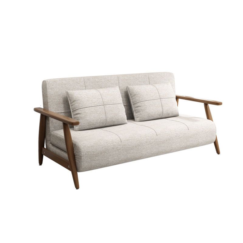 Convertible Sofa Square Arm Tight Back Sofa Bed 34.65 Inch Wide