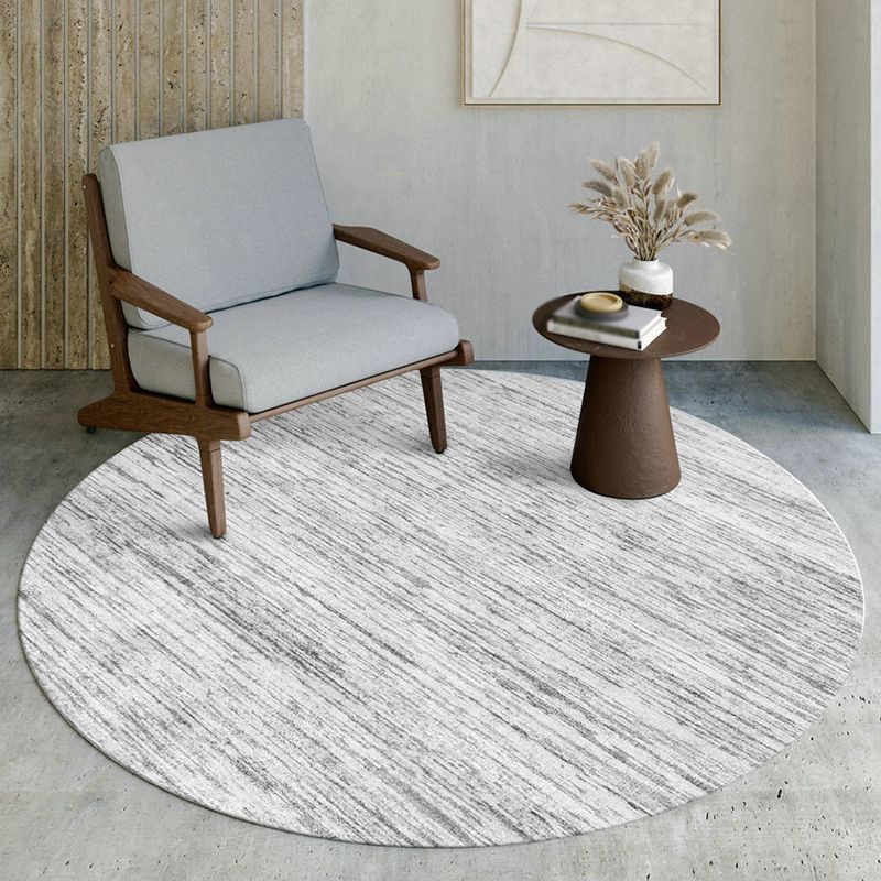 Modern Living Room Area Rug Abstract Pattern Polyester Area Carpet Non-Slip Backing Rug