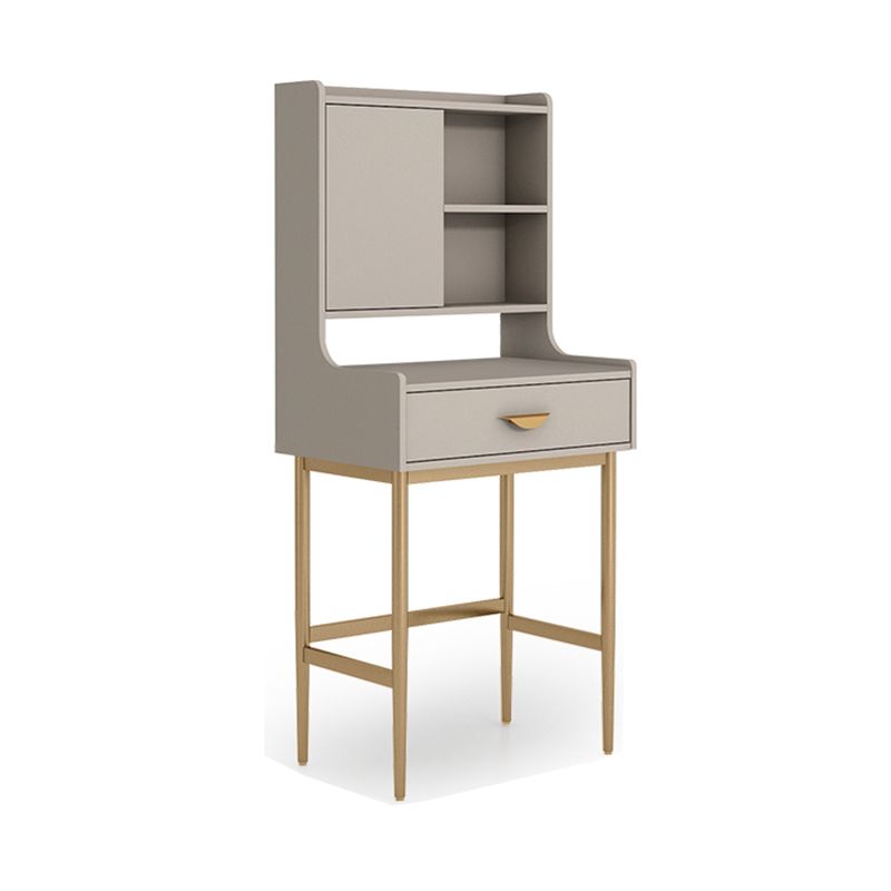 15.74" W x 53.14" H Makeup Dressing Table Stool Set With Drawers for Bathroom