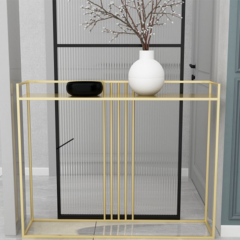 31.49 inch Hall Console Accent Table Ironcraft Sofa Console Table