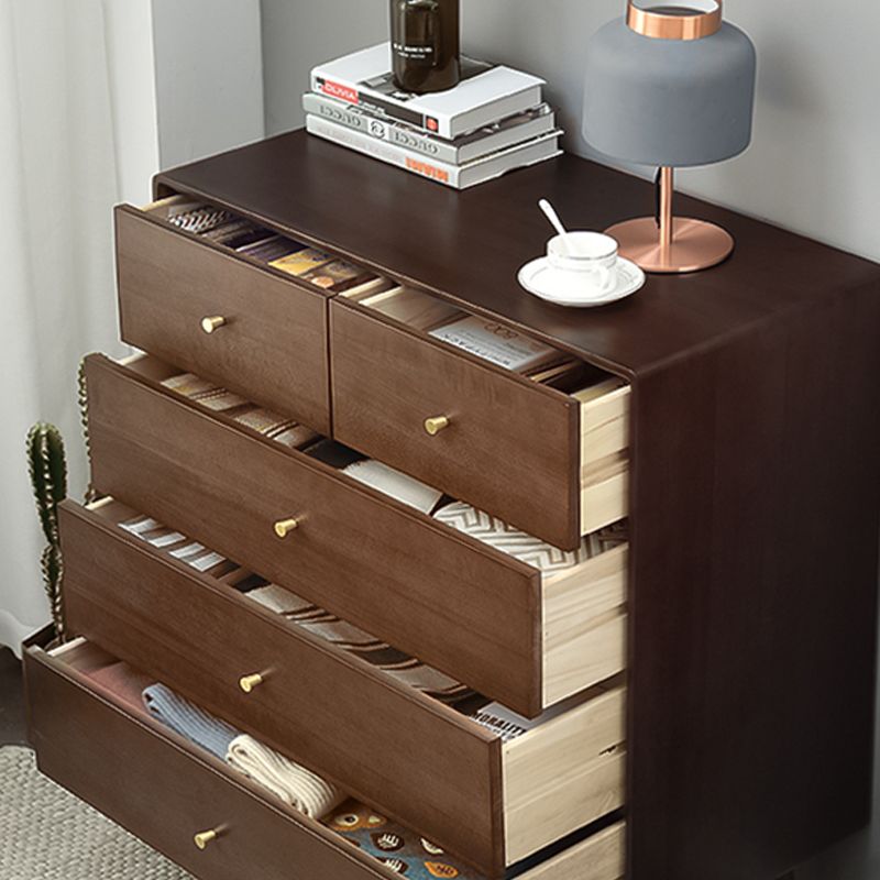 Solid Wood Accent Chest with Drawer Contemporary Side Cabinet