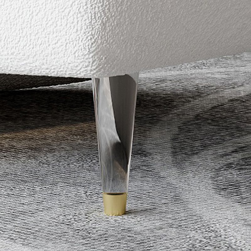 Contemporary Sofa Stain Resistant Armless Settee for Living Room