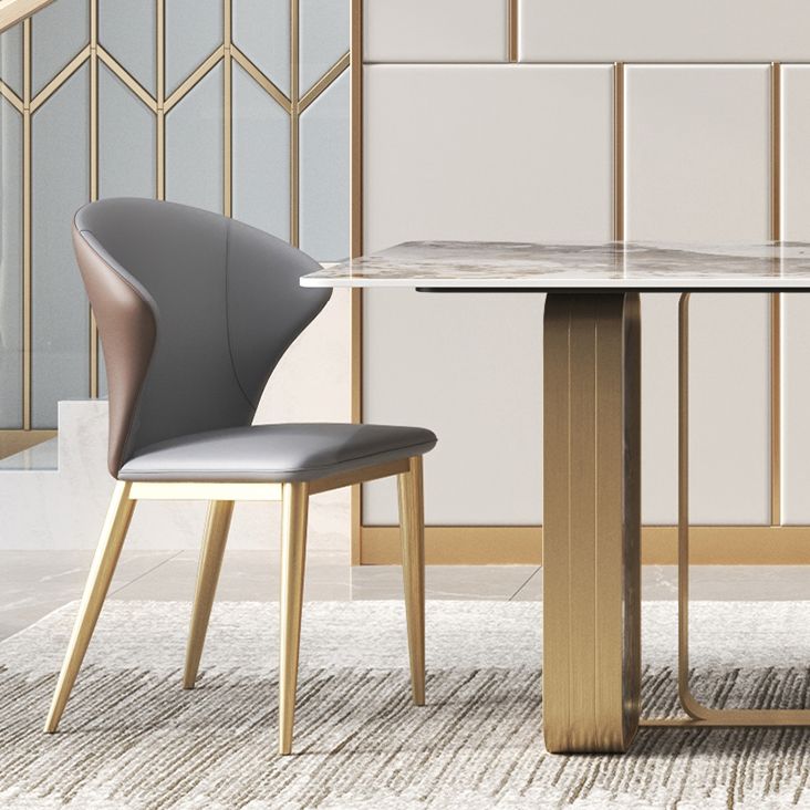 Scandinavian Style 1/3/4/5/6/7/8/9 Pieces Furniture Rectangle Sintered Stone Dining Set