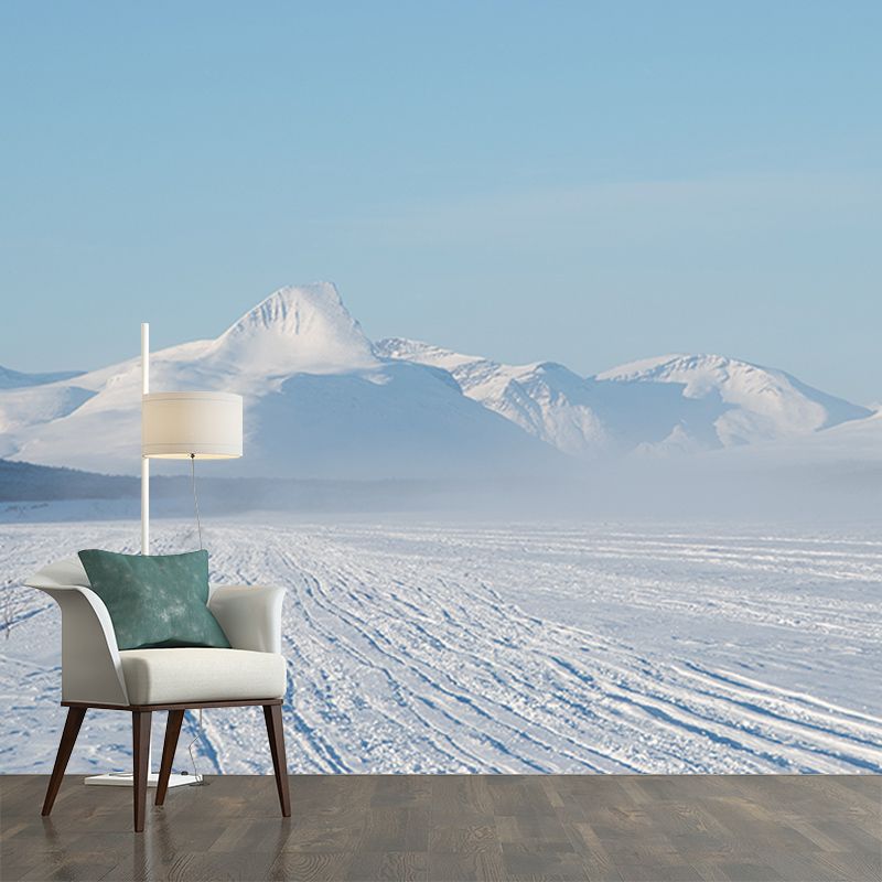 Home Decoration Mountain View Mural Moisture Resistant Wall Covering