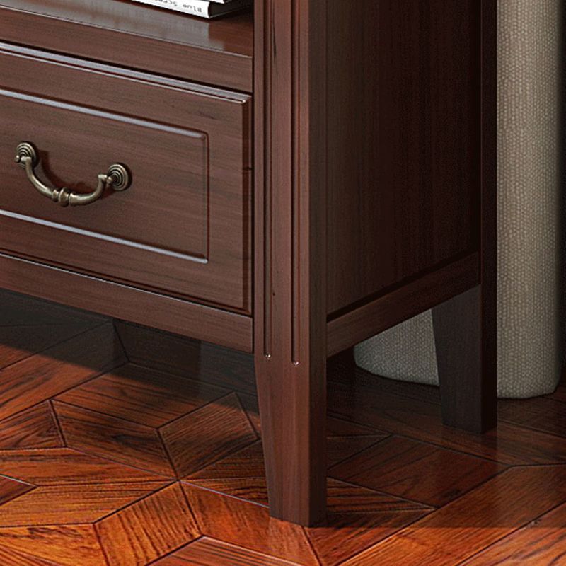 Modern Style Closed Back Bookshelf Standard Wooden Bookcase for Study Room