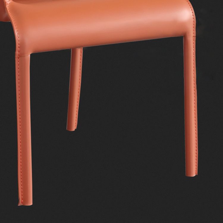 Fauté de salle à manger moderne en cuir faux