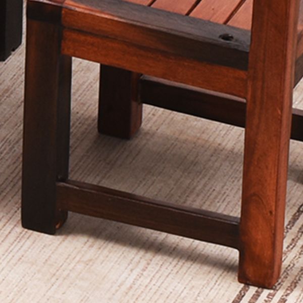 Open Back Dining Side Chair Traditional Solid Wood Dining Chair