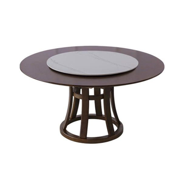Traditional Standard Sintered Stone Top Dining Room Set of Round Shape for Kitchen Table Set