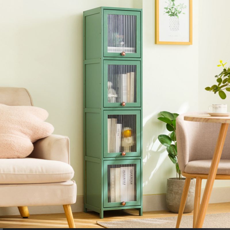 Mid-Century Modern Accent Cabinet Rectangle Straight Legs Storage Cabinet