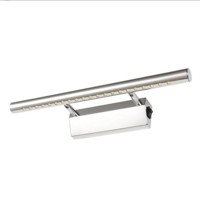 Silver Simplicity Vanity Wall Light Fixtures LED Wall Light Mirror Front Light