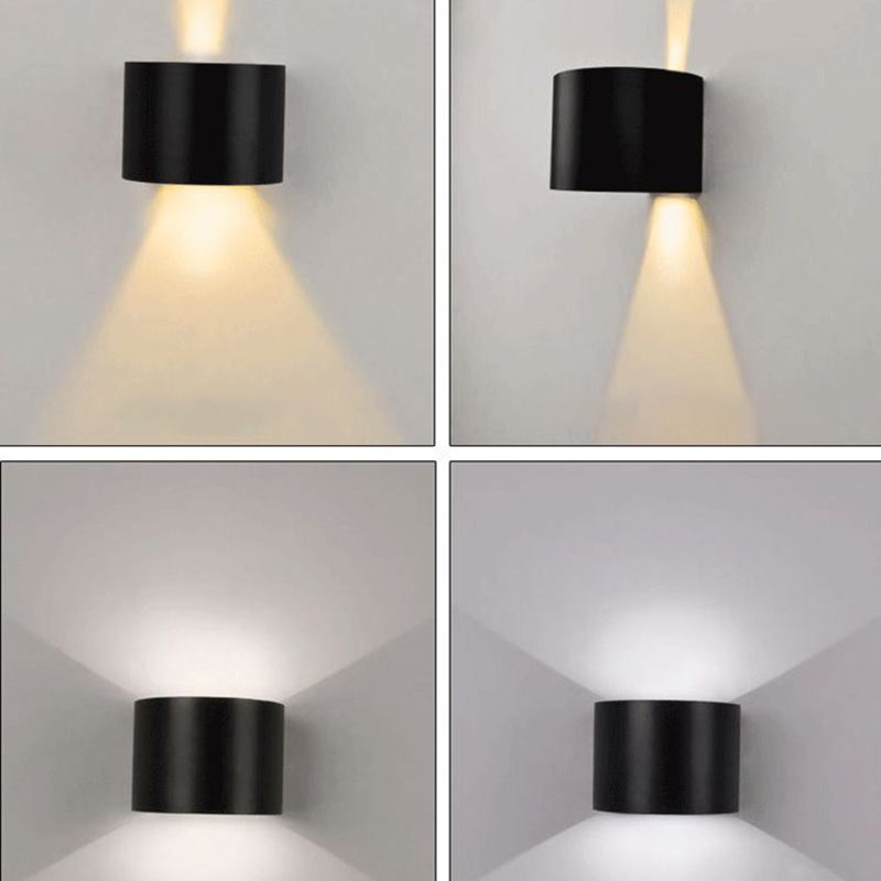 Modern Style Aluminum Wall Light Geometric LED Wall Washer for Outdoors