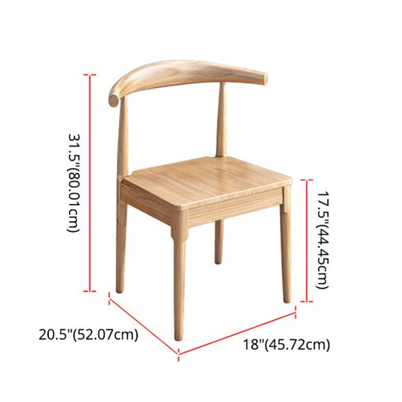 Minimalist Solid Wood Dining Set Standard Height with 4 Legs Base Dining¬†Room Set for Home Use