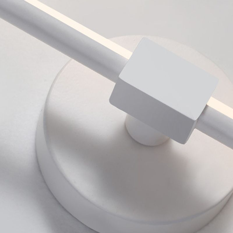 Iluminación de pared de forma de tira lámpara de aplastamiento de metal de estilo moderno 1 para sala de estar