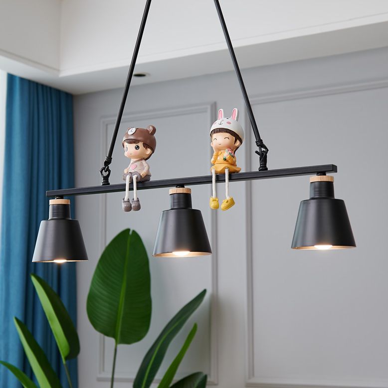 Lucile dell'isola isola a forma di cono in metallo MODERNO MODERNO STANTE INSLANA LUCE PER CAMERA PASSAGGIO