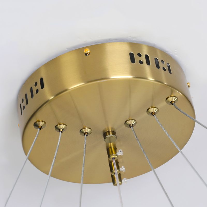 Luz moderna de lujo de lujo nórdico LED Candelier Light para sala de estar comedor