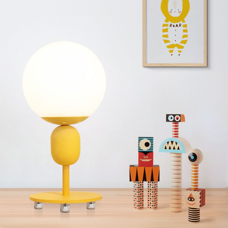 1 Kopfkugel Farbton Lesen leichter moderner Augenheiligenschreibtisch Licht für Kinderschlafzimmer