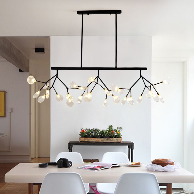 Modern Style Firefly Island Pendant Simple 27 Lights Island Light for Bedroom