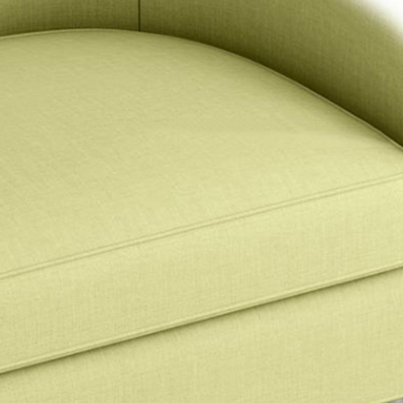 23.62" Wide Linen Barrel Chair Arms Included Barrel Accent Chair with Basic Four Leg