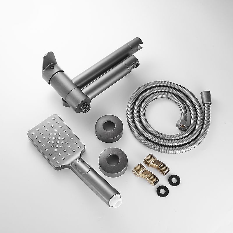 Wall Mounted Metal Tub Filler Low Arc Single Handle Tub Faucet Trim