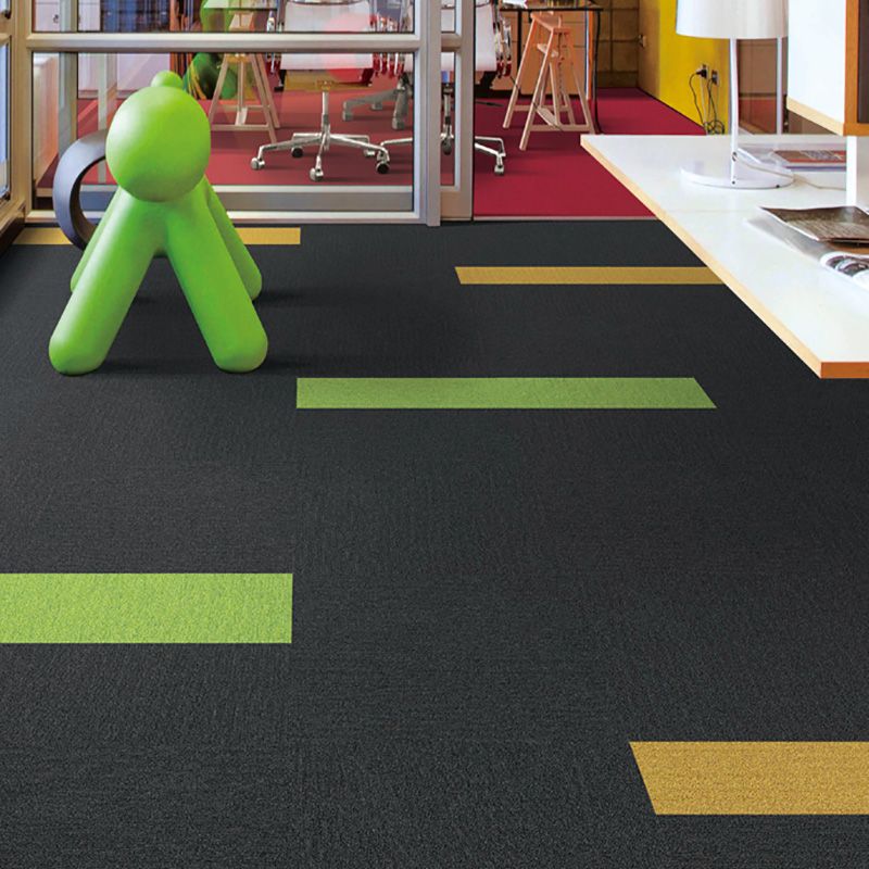 Carpet Tile Level Loop Glue Down Fade Resistant Carpet Floor Tile