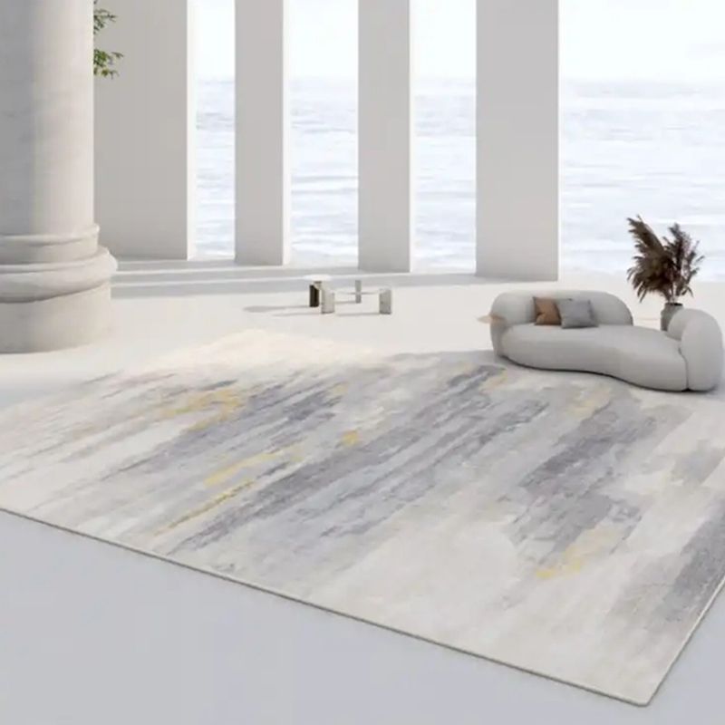 Moderner Stil abstrakter Malerei Teppich Polyester Nicht-Schlupf-Fläche Teppich für die Heimdekoration