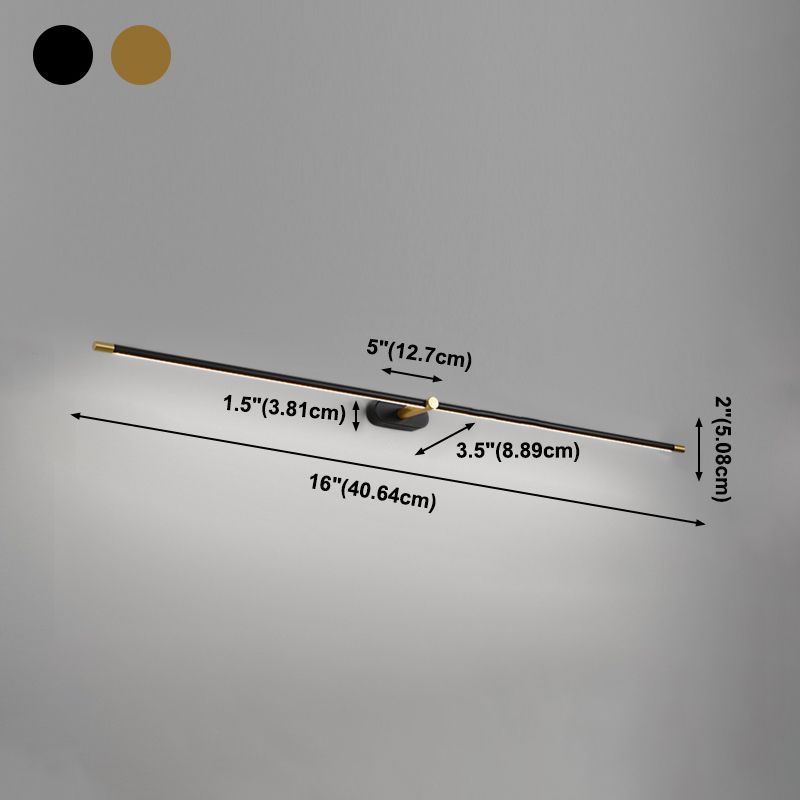 Nordic Modern Mirror Light Long Strip Mirror Lamp Fixture for Toilet Bathroom