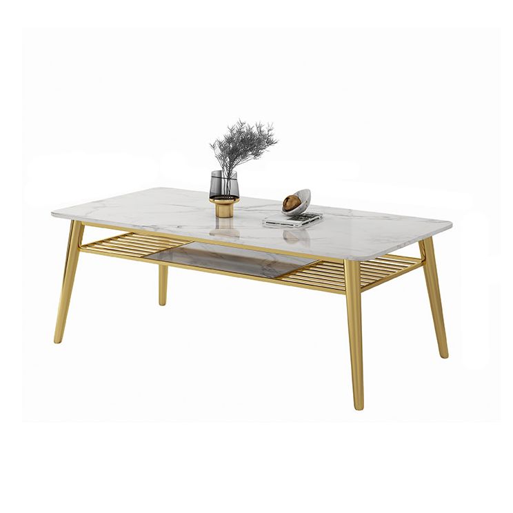Table à manger standard en pierre pénible moderne Table à manger en forme de rectangle