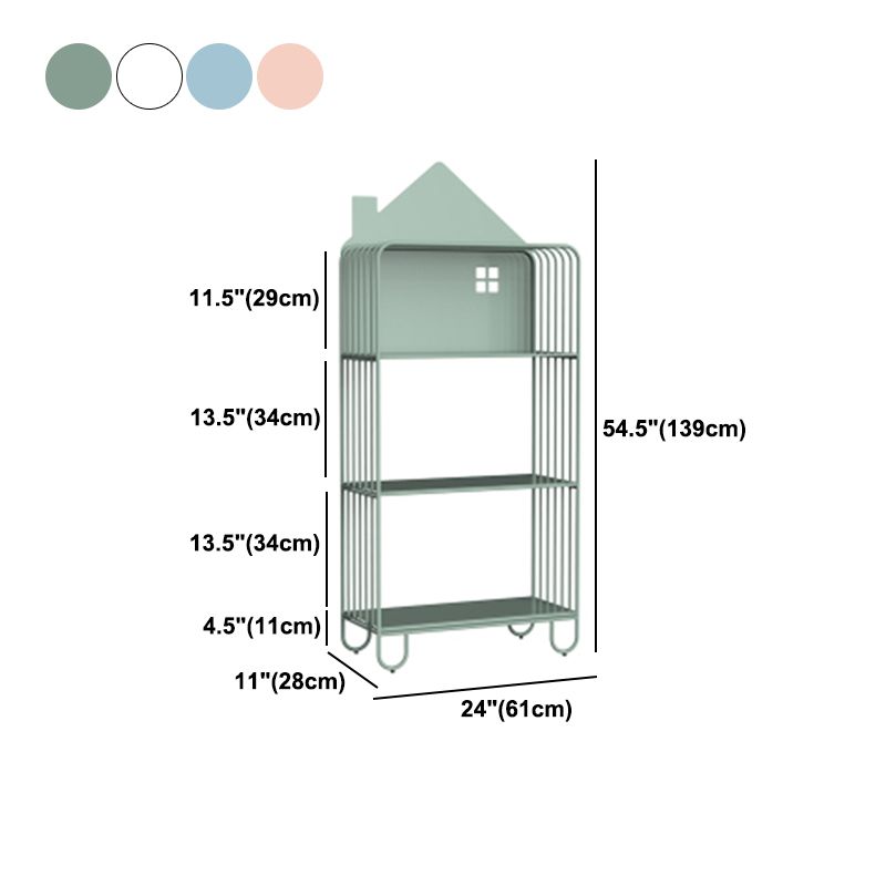 Estantería de metal de estilo moderno Etagere Open Shelf Bookcase for Home