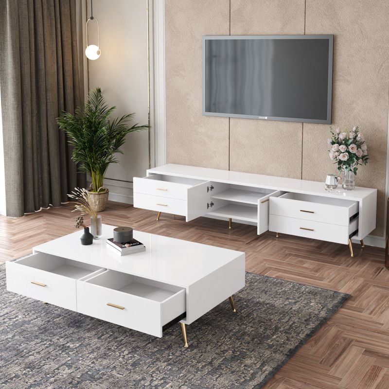 Glam Slate Coffee Table No Distressing Nesting Coffee Table Set