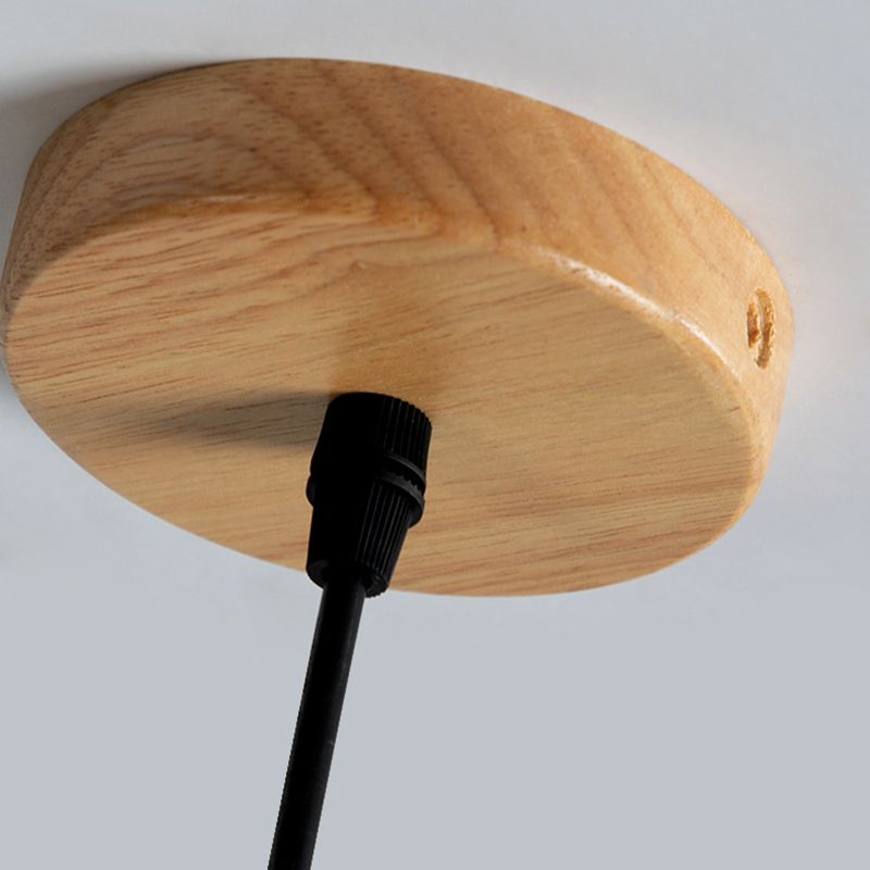 Houthangende hanglamp Lichte Noordse stijl plafond hanglamp voor eetkamer