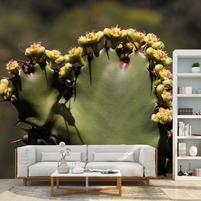 Common Plant Mural for Living Room Reading Room Decoration, Water Resistant