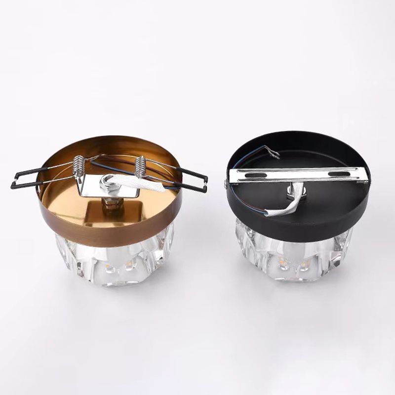 Lampe encastrée géométrique fermer plafonnier Éclairage encastré moderne