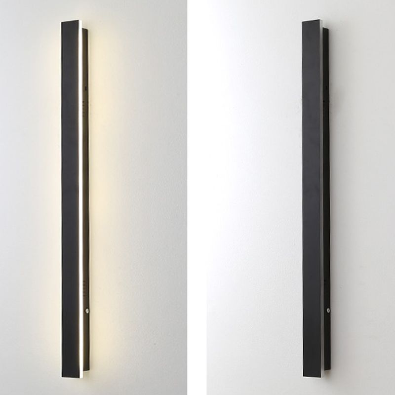 Streifenformwand montieren leichte moderne LED -Wandleuchten mit Acrylschatten für Schlafzimmer