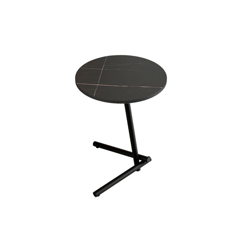 Pedestal Round End Table Minimalist Side End Table for Living Room