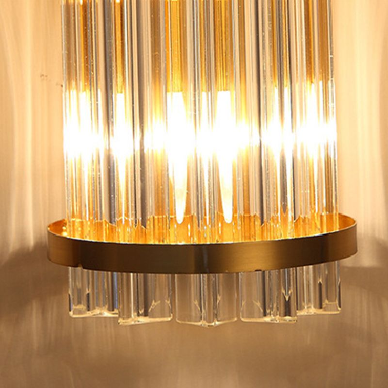Geometric Wall Mount Lighting Simple Crystal 1 Light Wall Mounted Light for Bedroom